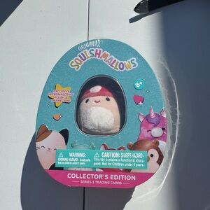 Squishmallows Collector's Edition with Pink and White Plush